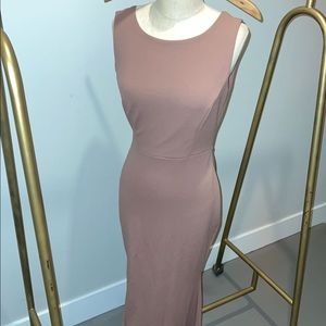 Mauve Windsor Long Dress